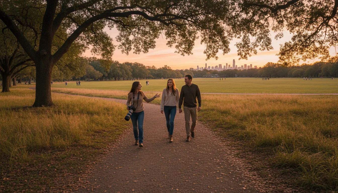 Wedding Photography Brownsville — photographer and couple at Betsy Head Park