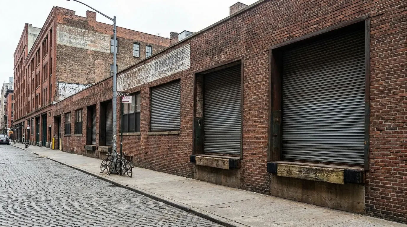 Wedding Photography Gowanus — Bond Street warehouse frontage used for photo sessions