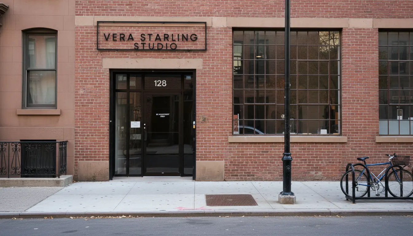 boudoir photography Brooklyn studio exterior showing entrance and by-appointment sign