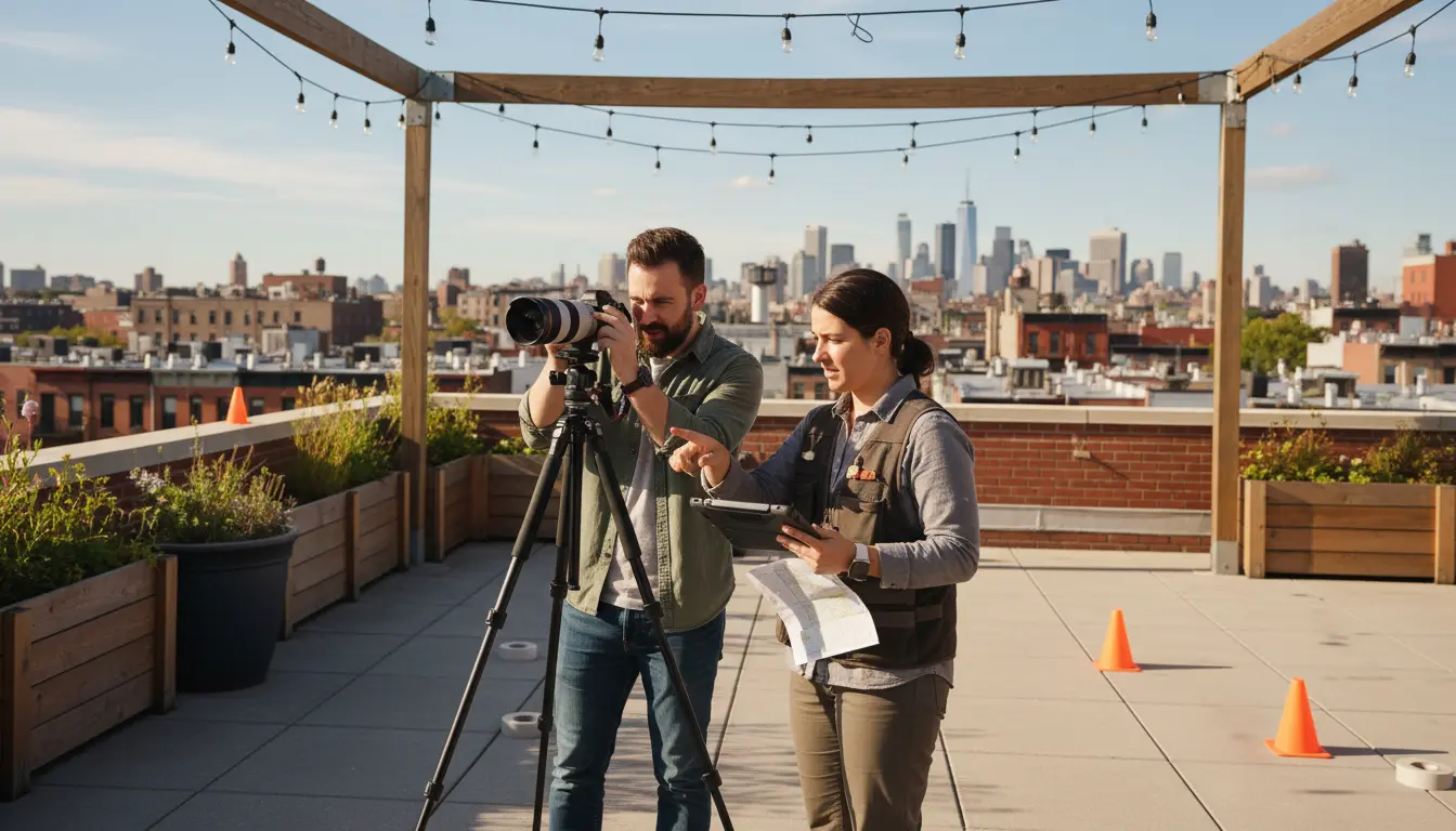 Destination wedding photography planning in Brooklyn: reviewing itinerary and travel proposal