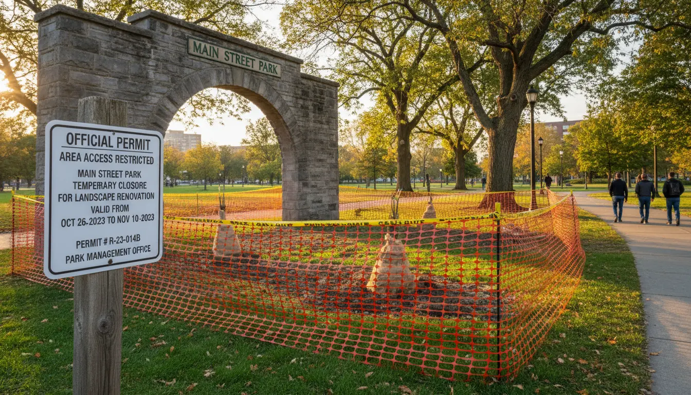 Wedding Photography in DUMBO: Water Street cobblestone corridor showing pedestrian density, scaffold construction, and curb activity.