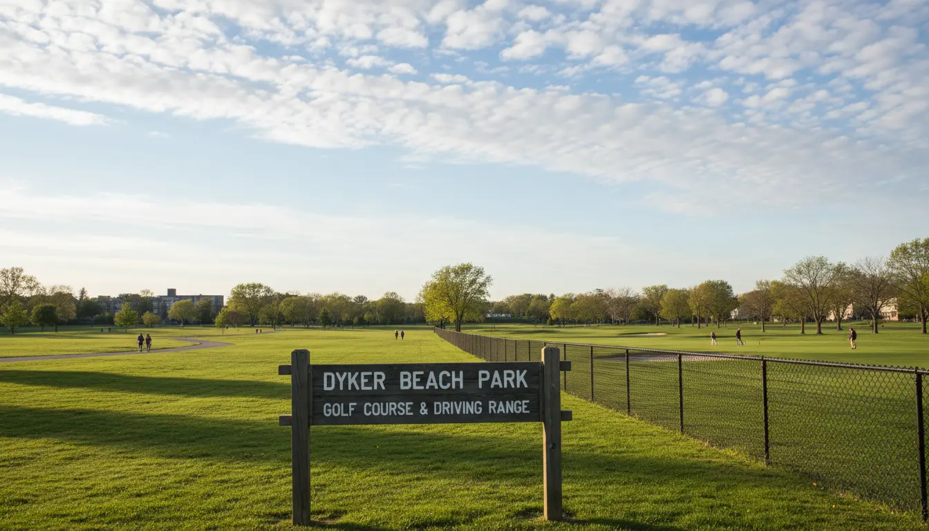 Wedding Photography in Dyker Heights — Dyker Beach Park entrance and golf course perimeter