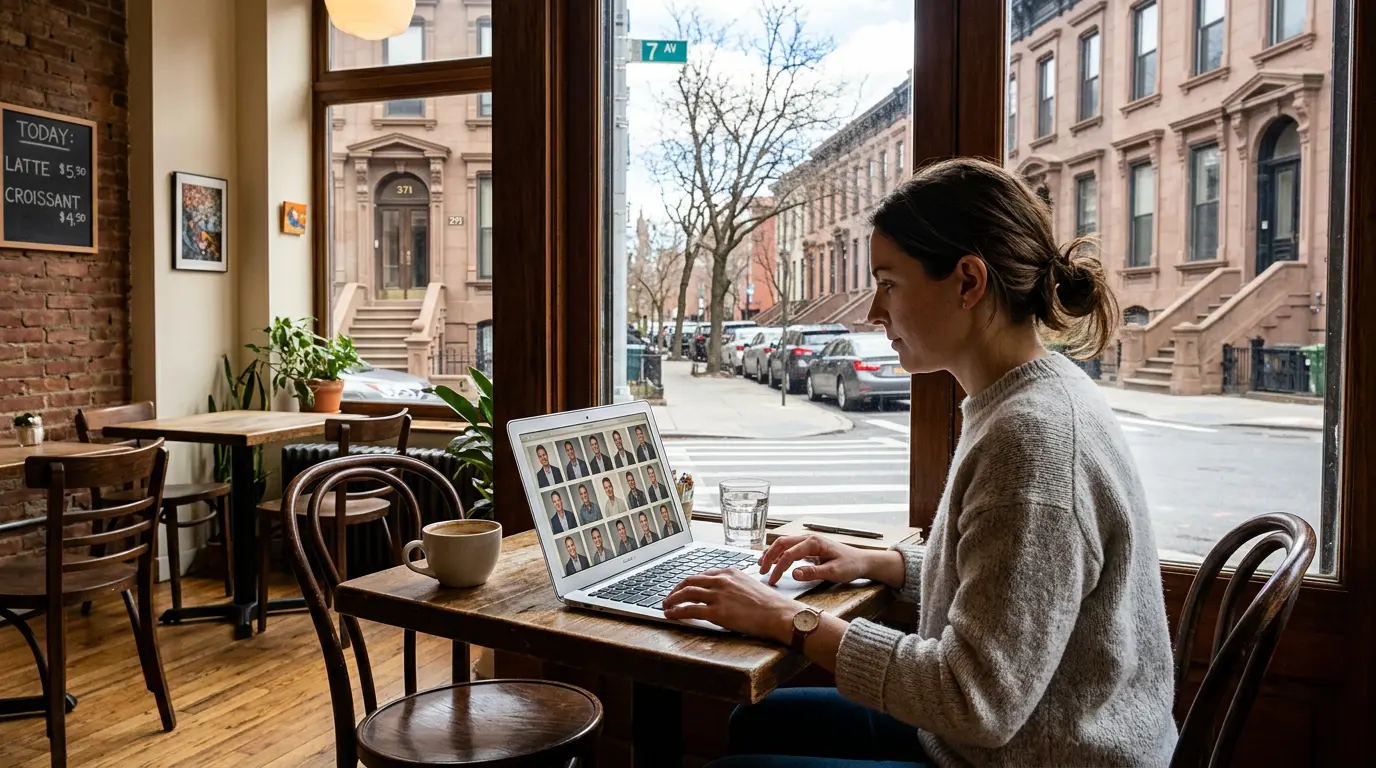 Delivered headshot gallery review in Park Slope Brooklyn