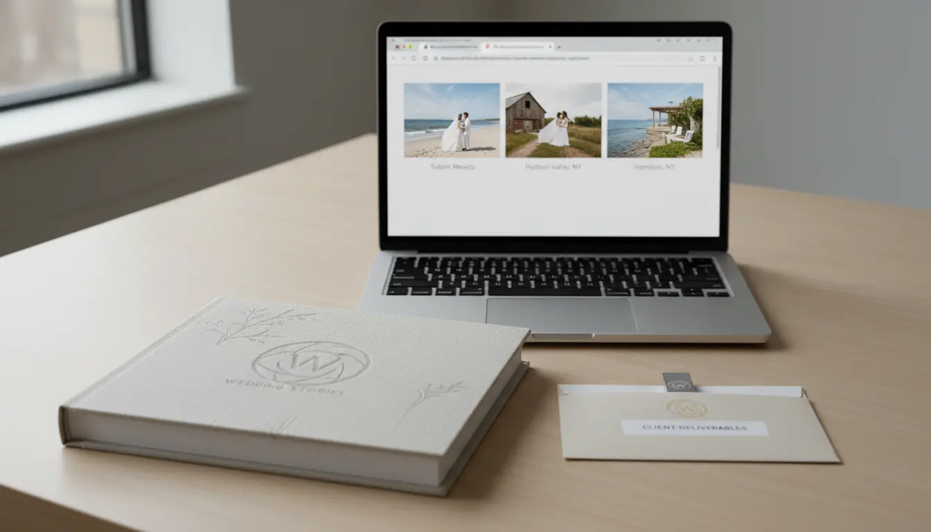 Destination wedding photography and videography scouting in Brooklyn rooftop venue