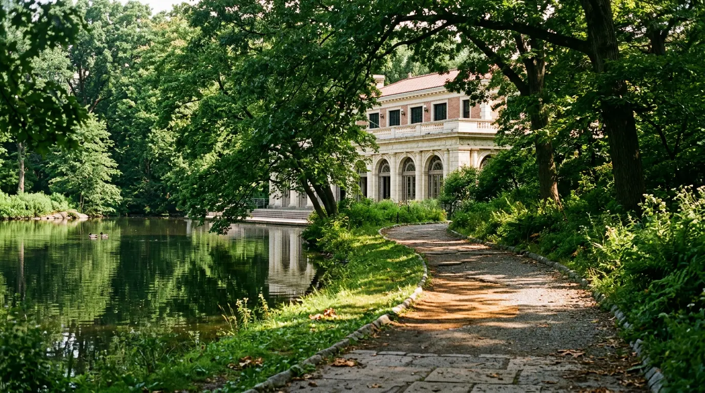 Prospect Park Boathouse Lullwater path wedding photography location Windsor Terrace Brooklyn