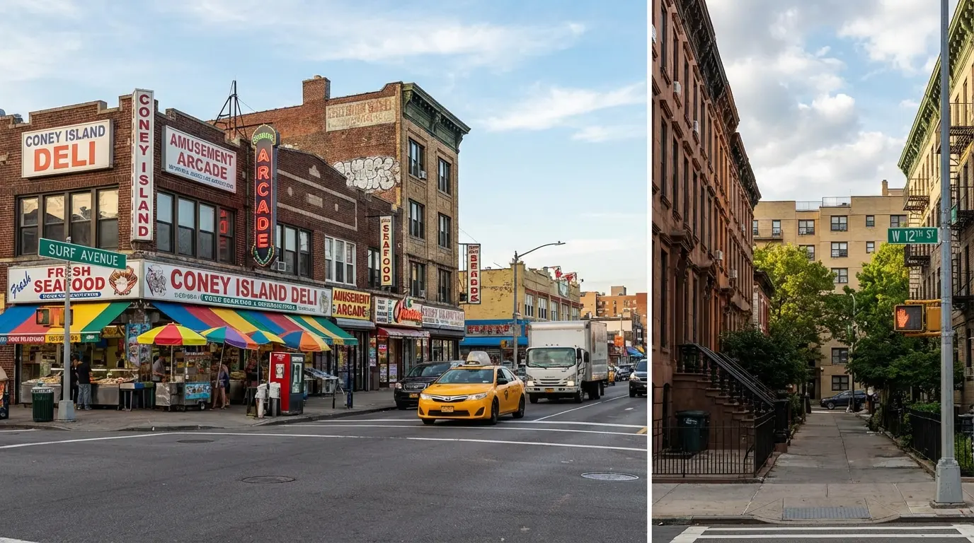 Wedding Photography Coney Island — photographer and couple at a quieter beach access point showing session location.